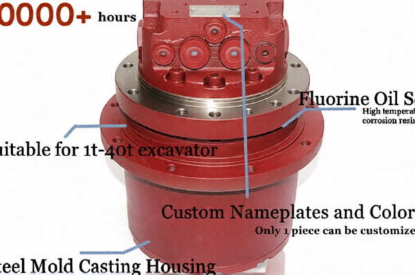 394_3 Excavator Parts Final Drive Assy Planetary Reduction Gearbox Reducer Transmission Hydraulic Travel Motor for Komatsu Replacement