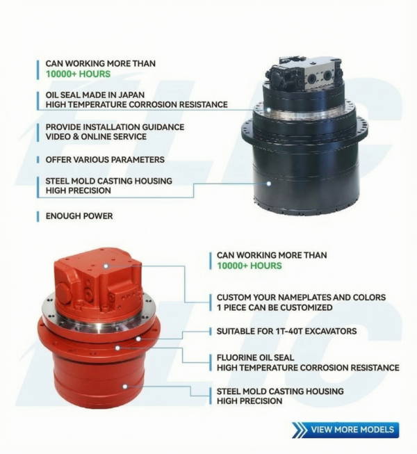 Excavator Parts Renew Travel Motor Assy PC20-5 20R-60-31100 Excav Final Drive for Komatsu Replacement
