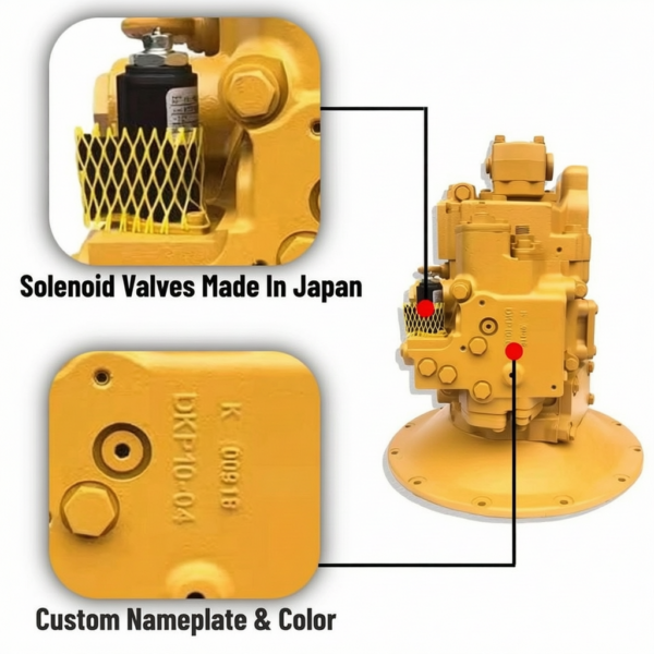 40_3 China EX200 EX200-5 Excavator Piston Pump Hydraulic HPV0102 HPV102 Main Hydraulic Pump for Hitachi Replacement