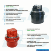 43_1 Excavator Final Drive Travel Gear Box Reducer Assembly Mini Loader Repair Kit Travel Motor for Hitachi Replacement