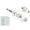50_5 Excavator Parts Main Pump E318D A11V0130 391-9425 Hydraulic Piston Pump for Caterpillar Replacement