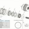 K1056874 170301-00091A 170301-00092A DX300LC-3 Excavator E265 Swing Motor YN15V00025R100 YN15V00025S101 YN15V00025S111